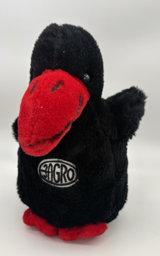 Kuscheltier storch schwarz rot - kuscheltier,